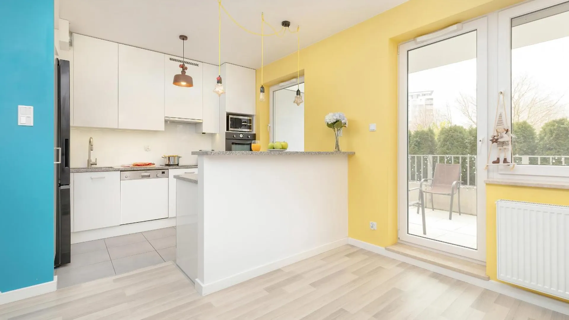 Pastel & Cozy Apartment With A Spacious Terrace In Gdansk By Noclegi Renters